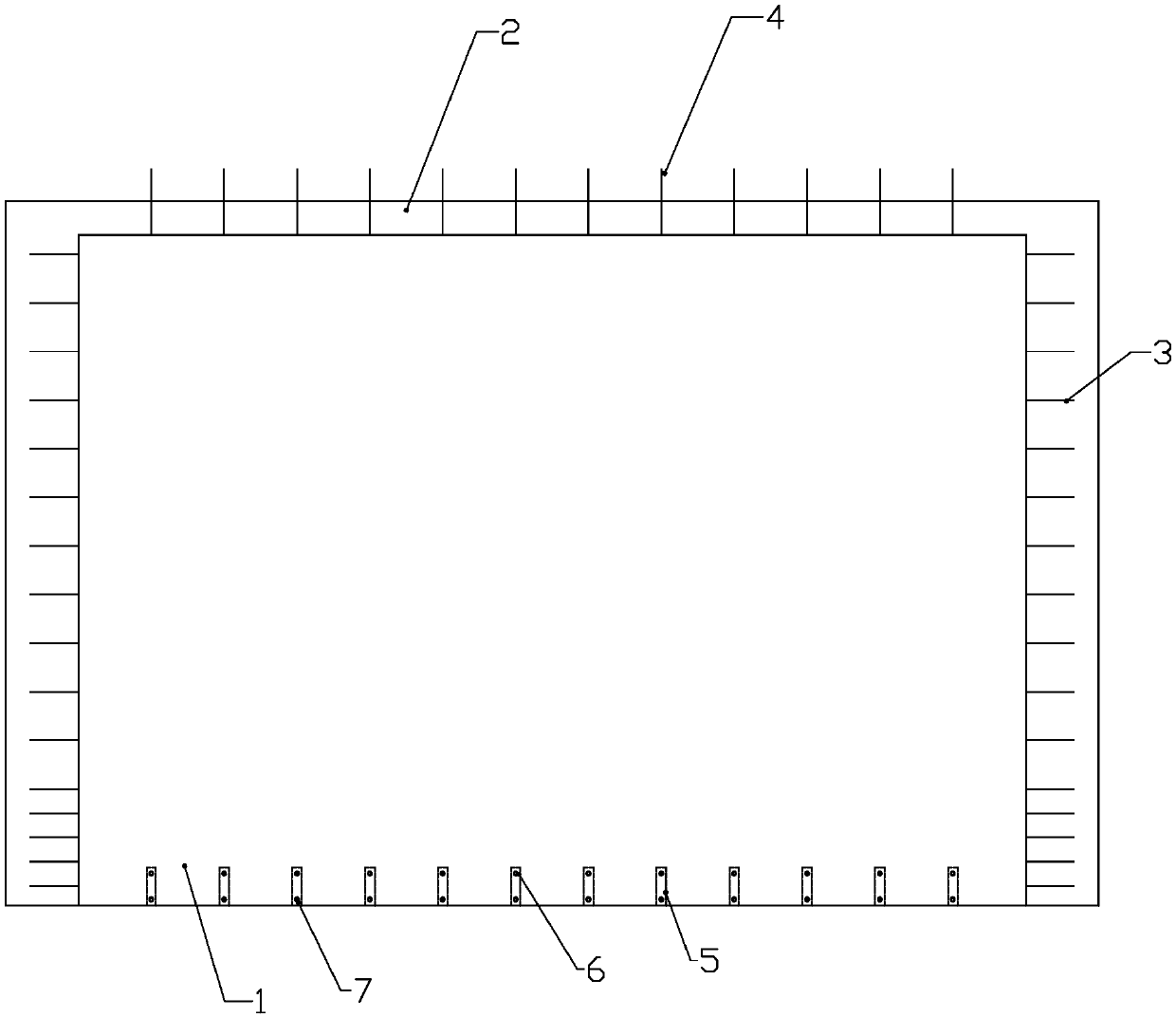 Assembled external wall panel for CF autoclaved porcelain powder aerated concrete shear wall and manufacture method thereof