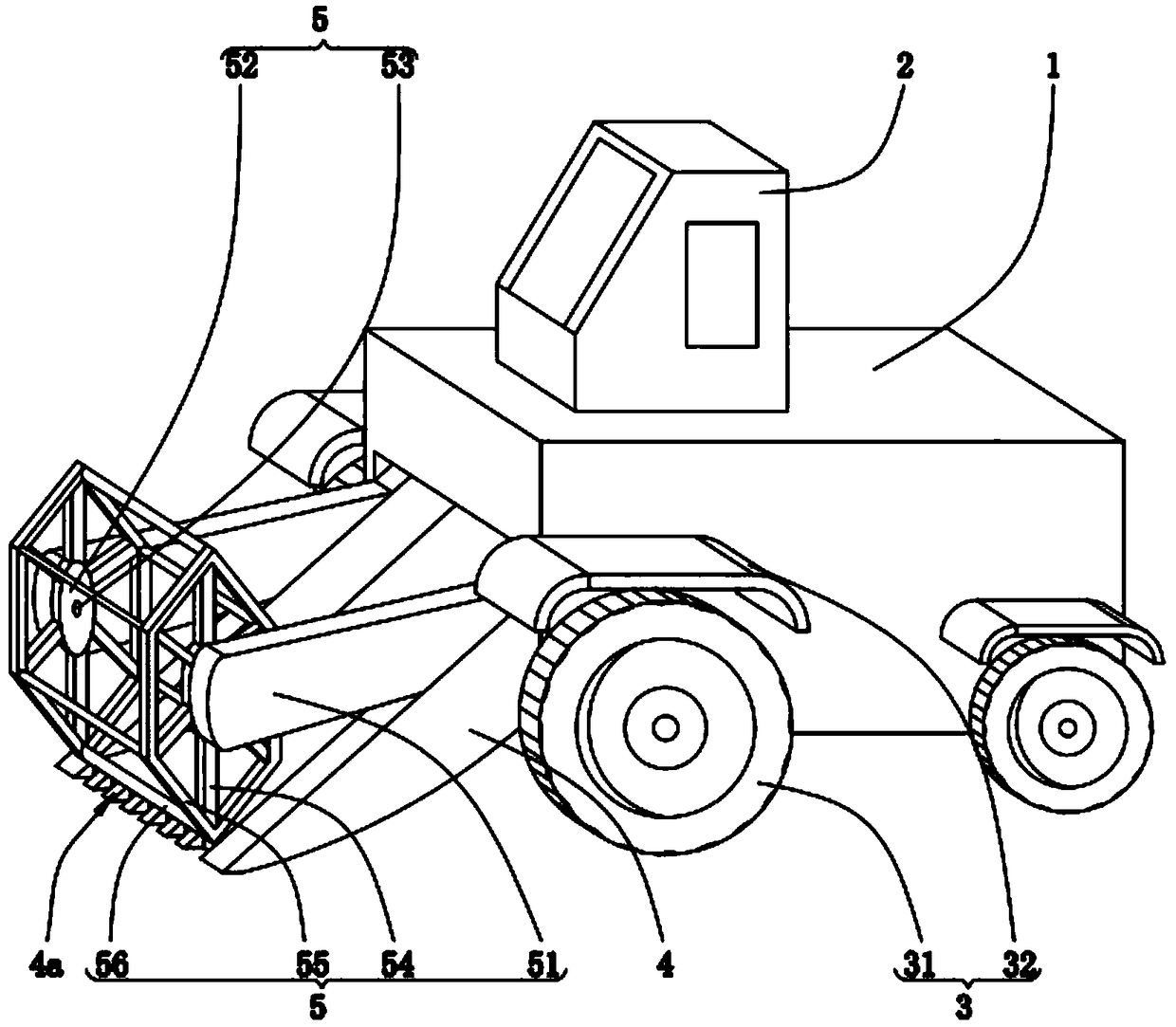 Wheat harvesting method