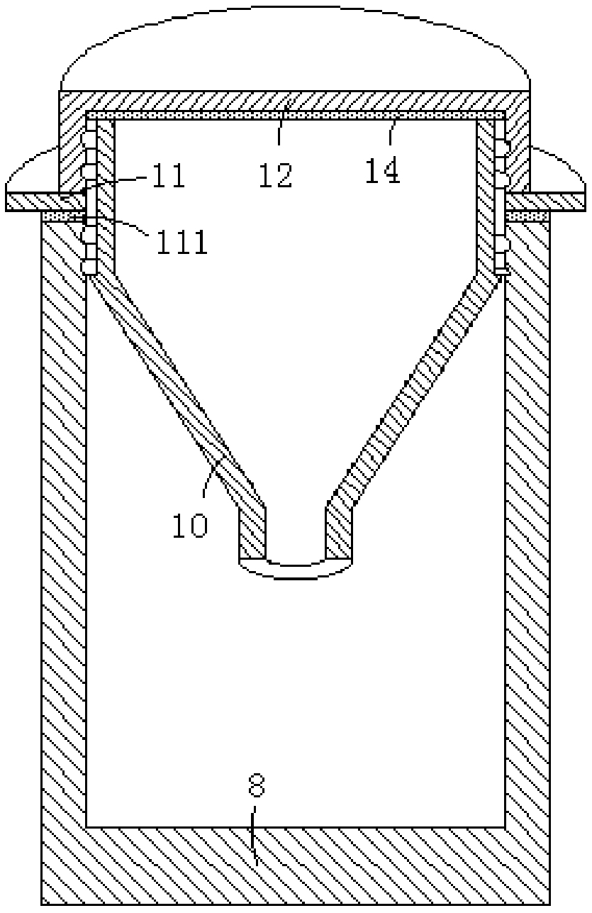 Environment-friendly storage device for glue of colloid storage battery