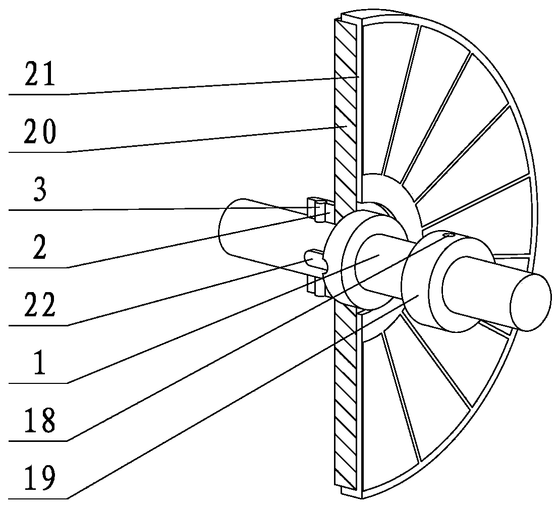 Claw pole disc asynchronous electric motor