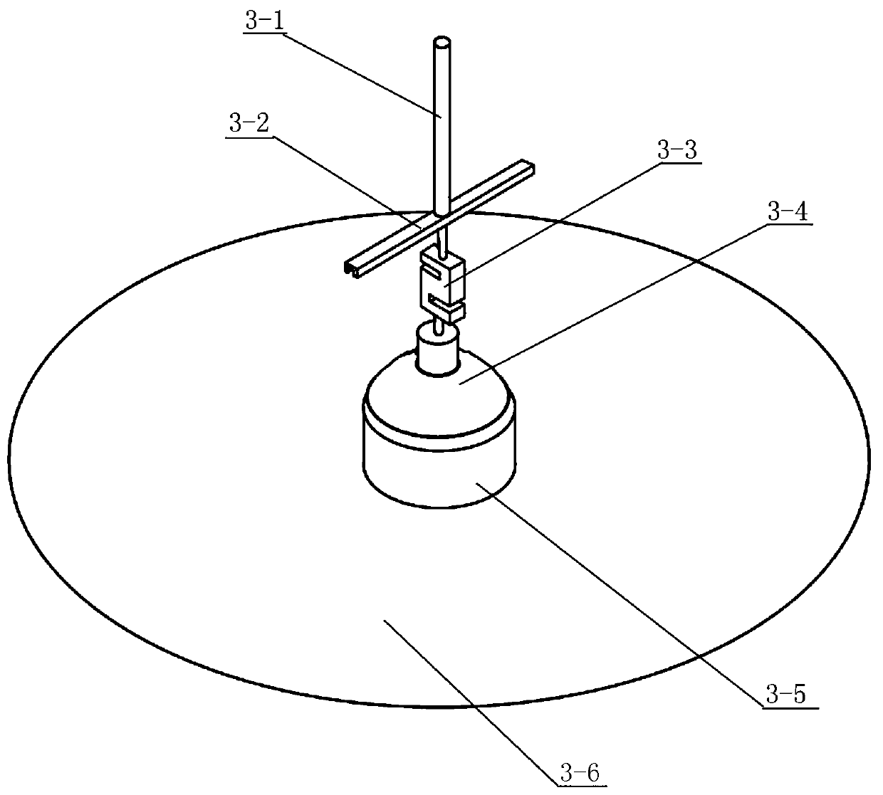 Geosynthetic material jacking creep test device