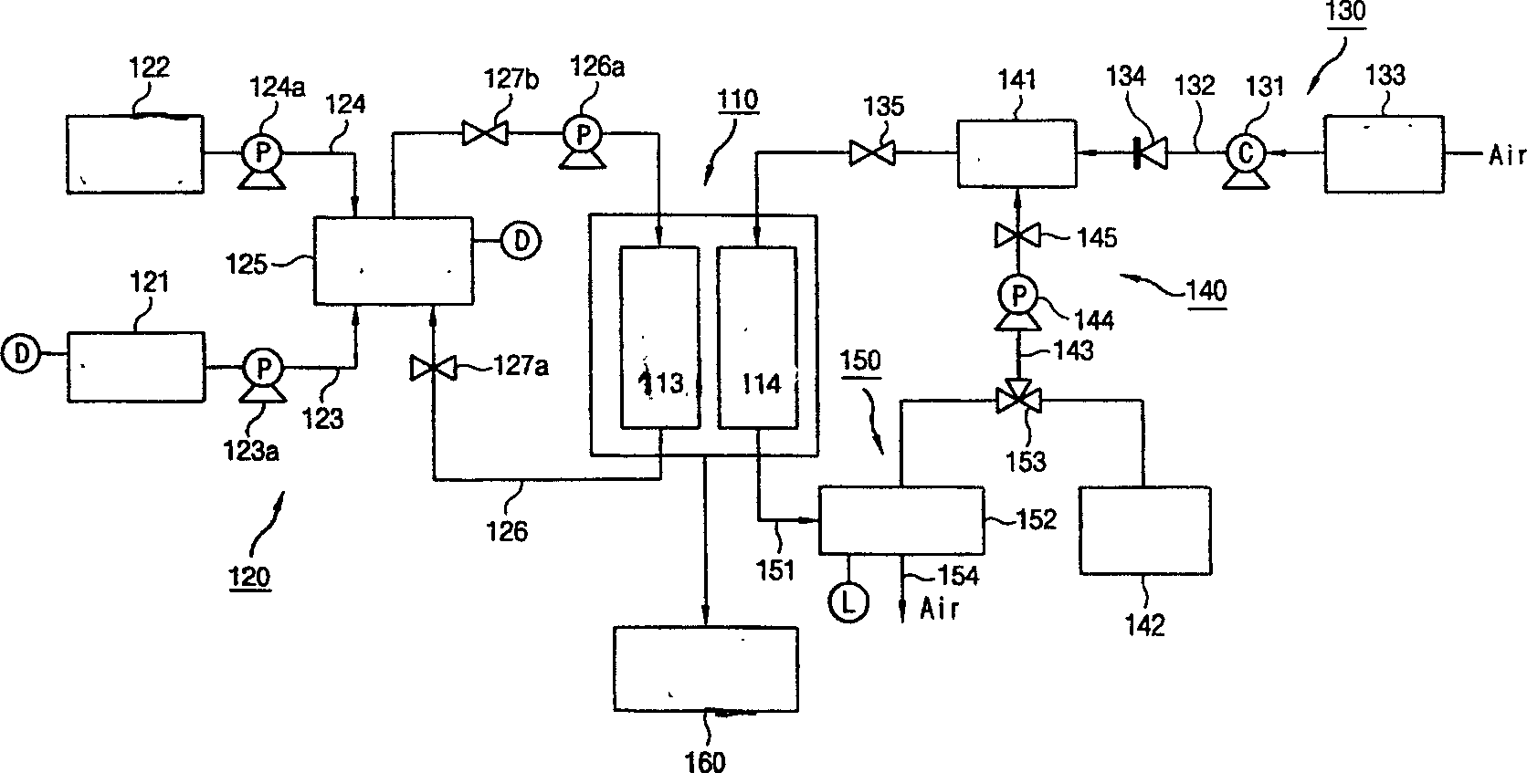 Fuel supply device of fuel cell system