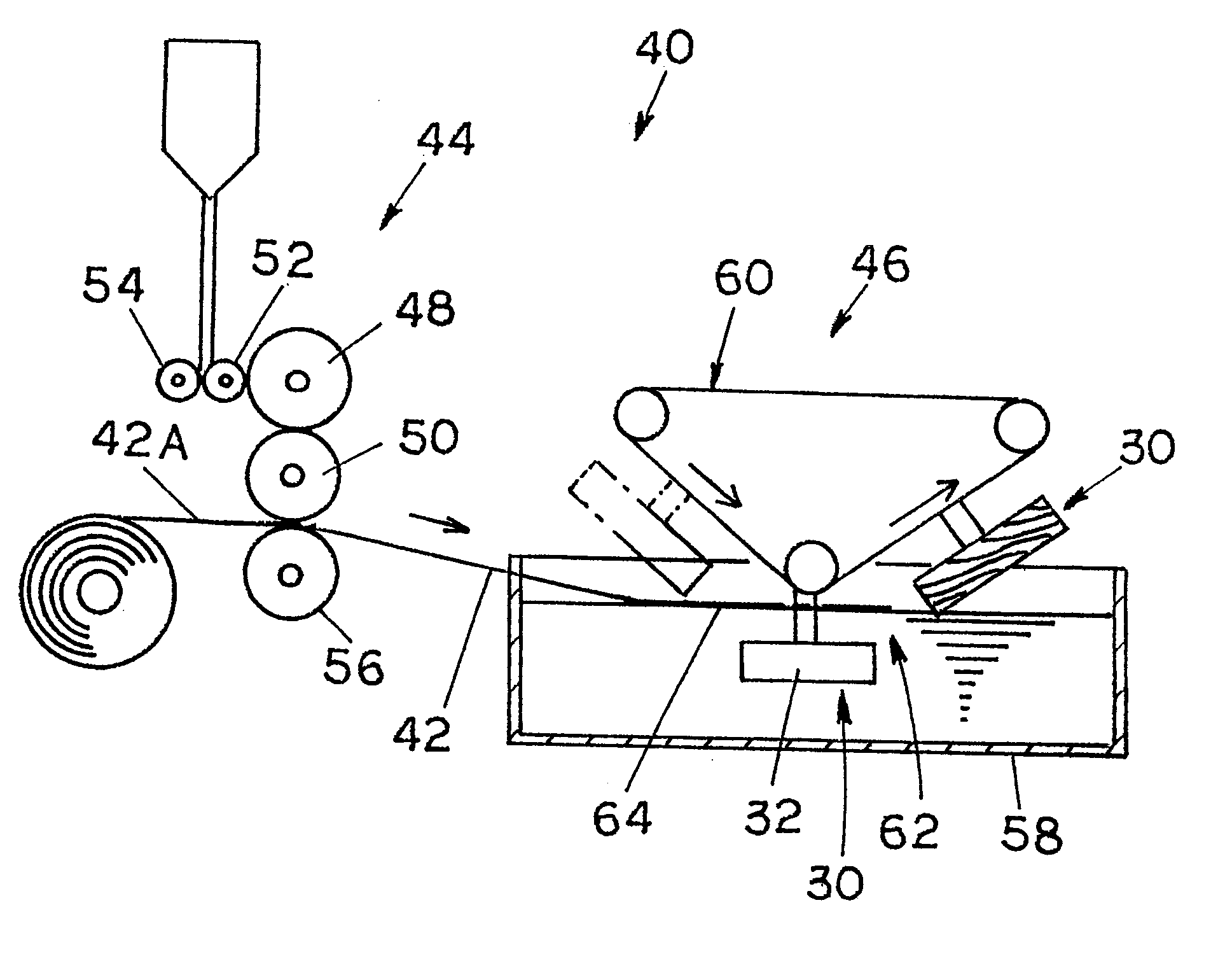 Method of transferring a print pattern composed of a fluoropolymer resin and an inorganic pigment onto an objective body using liquid pressure