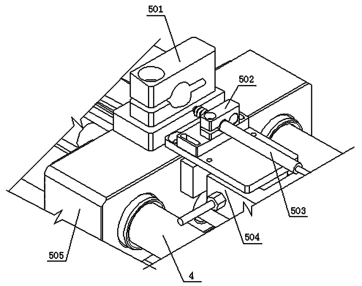 Clamping mechanism for vibrating wire strain sensor calibration device