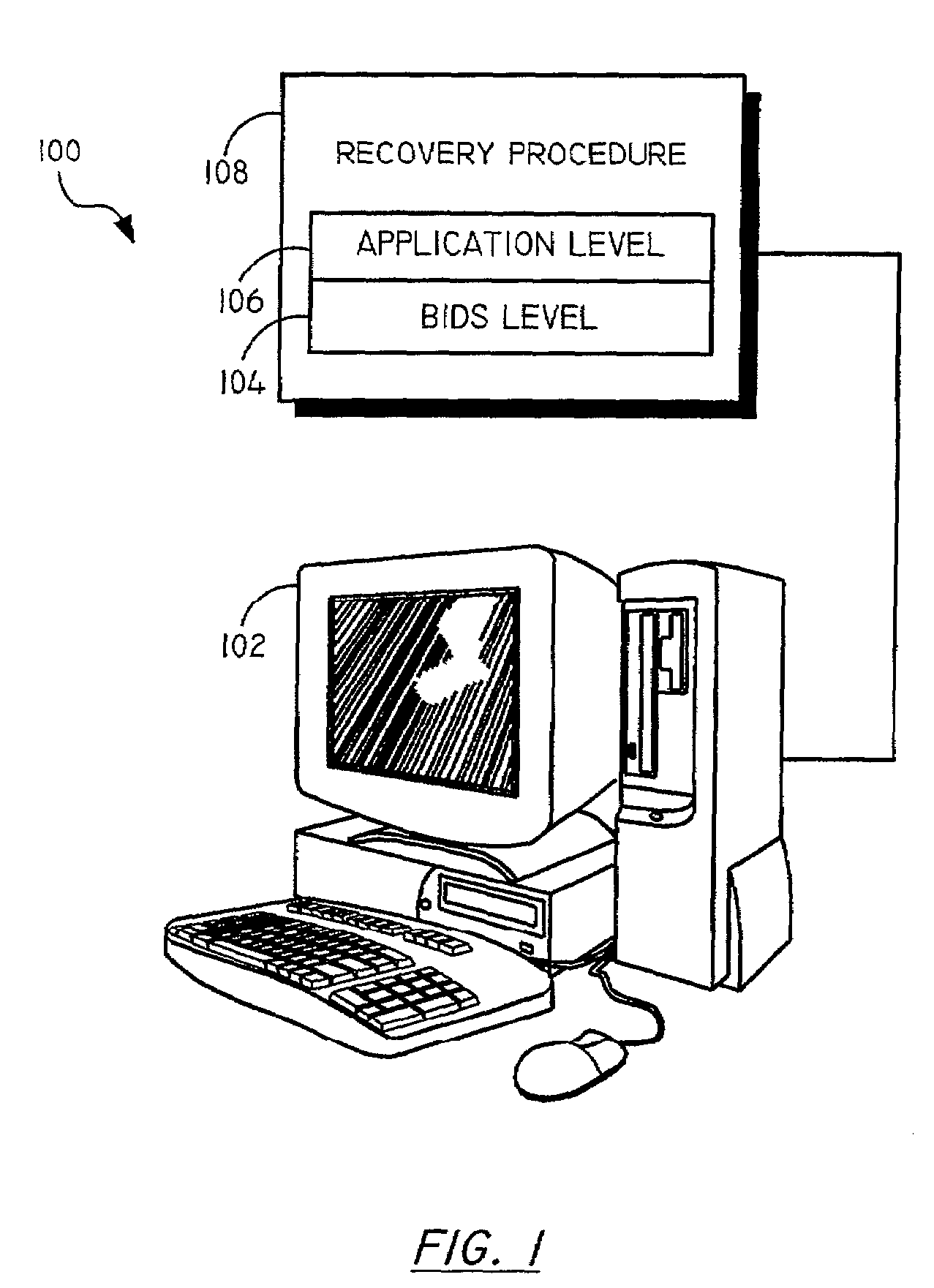 Application level and BIOS level disaster recovery