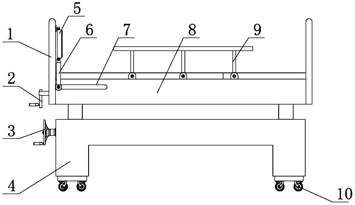 Nursing bed easy to clean