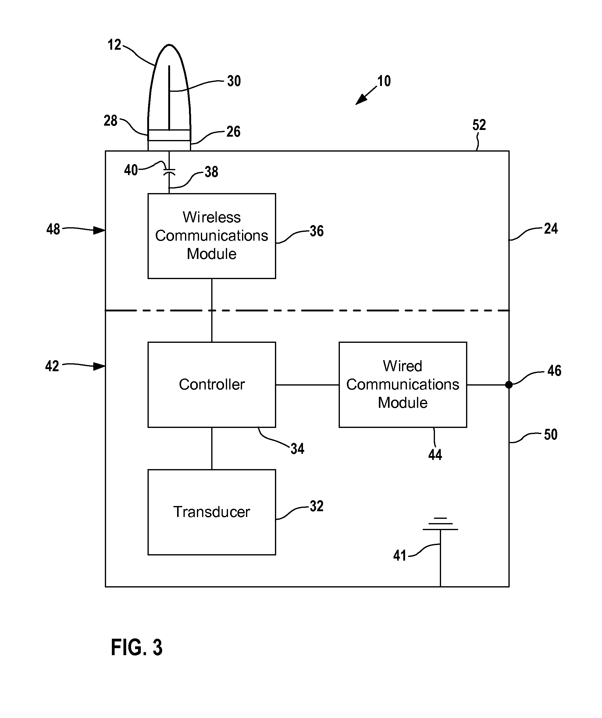 Wireless Field Device or Wireless Field Device Adapter with Removable Antenna Module