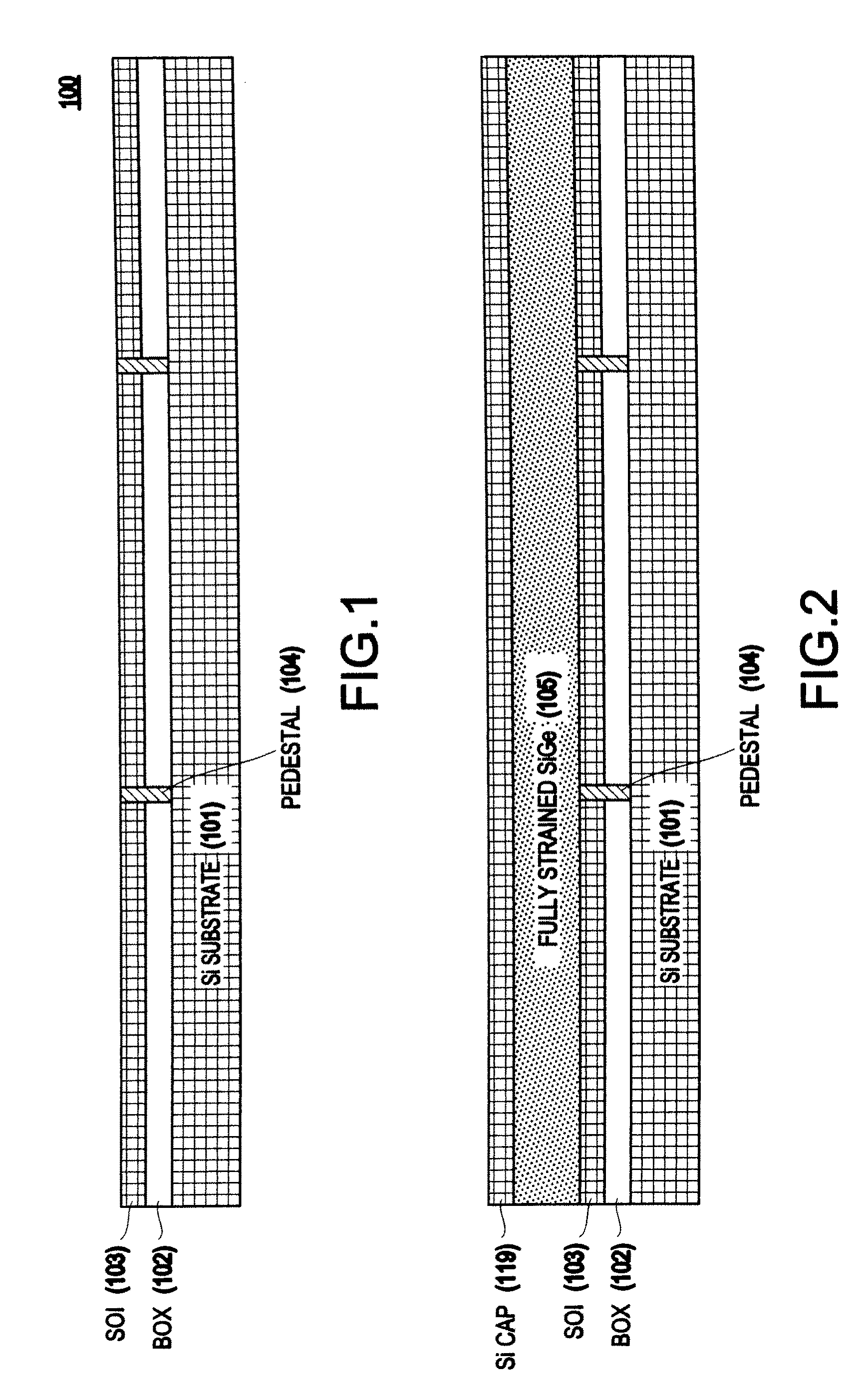 Strained-silicon-on-insulator single-and double-gate mosfet and method for forming the same