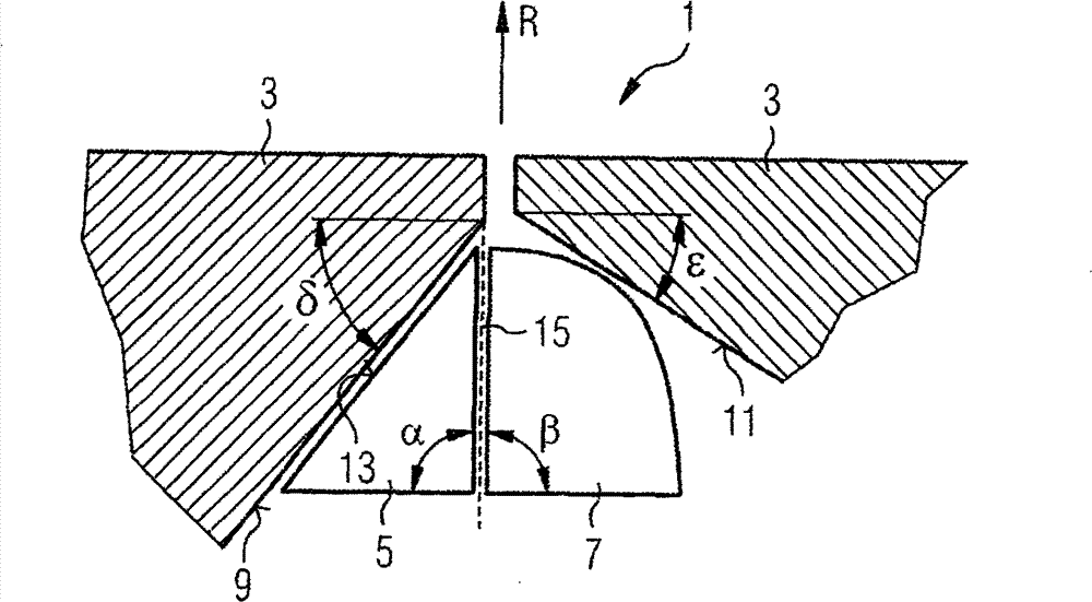 Blade arrangement