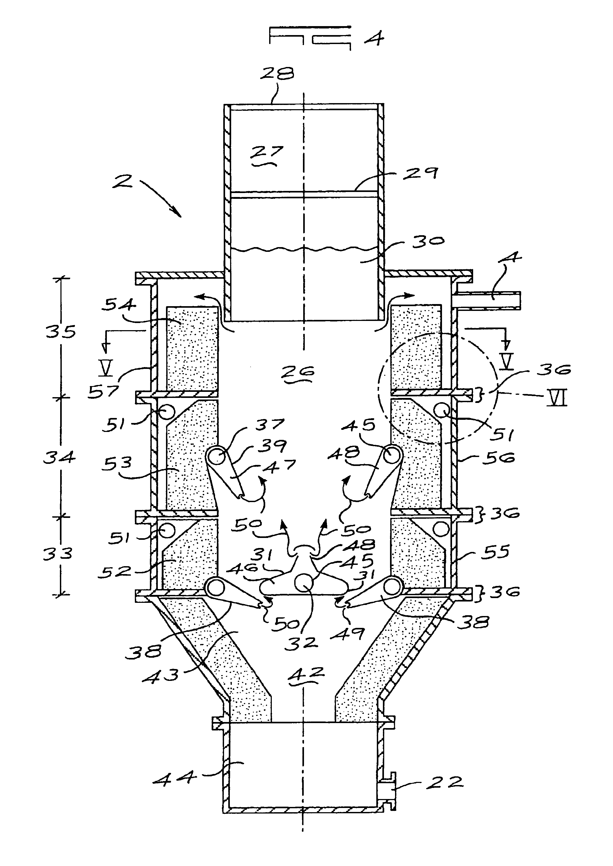 Process and gas generator for generating fuel gas