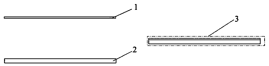 Continuous laminating and rolling method for corrugated interface double-metal composite board