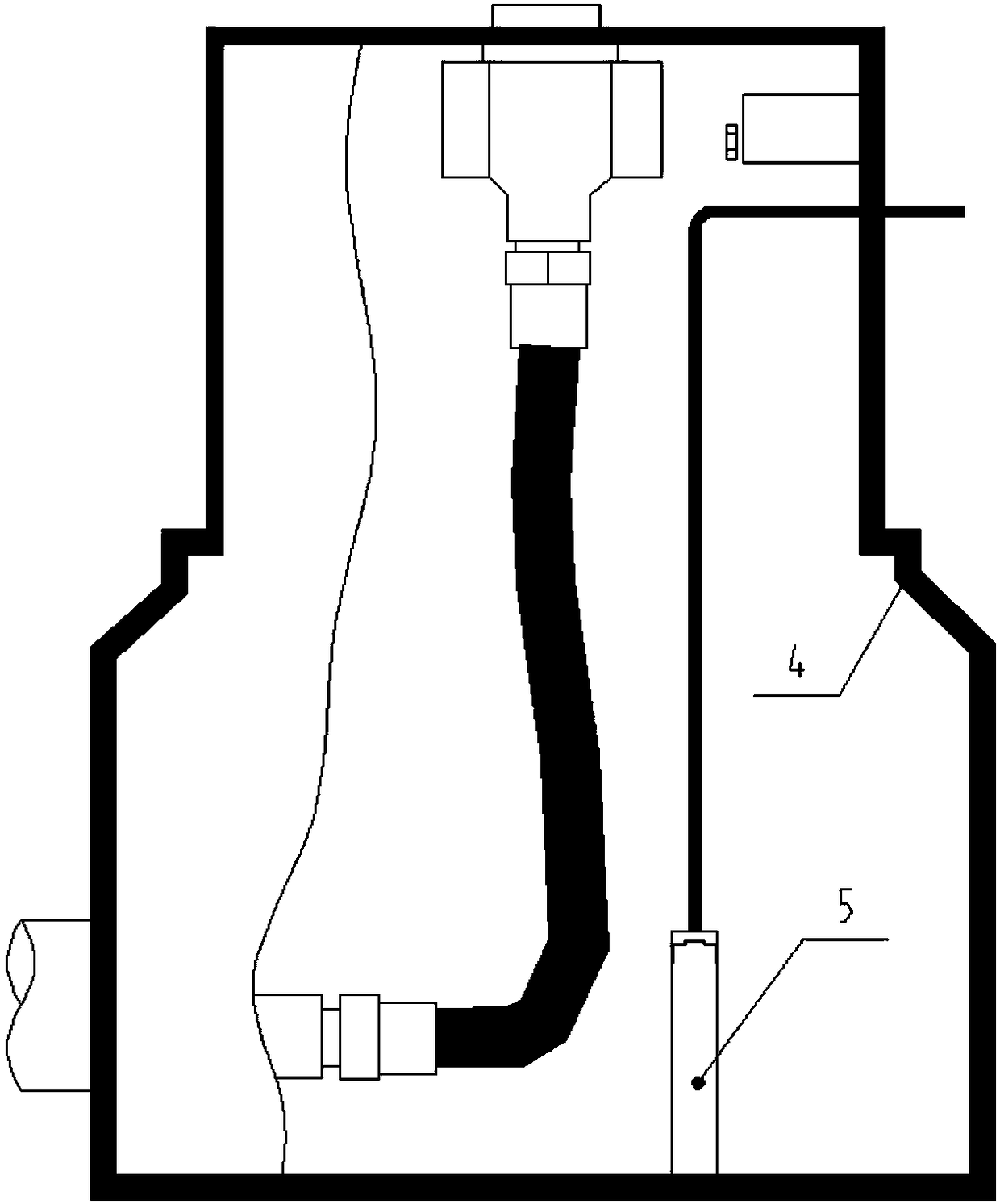 Leakage detection sensor for fuel dispenser chassis