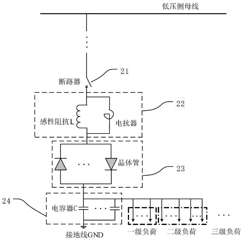 Switching compensation system