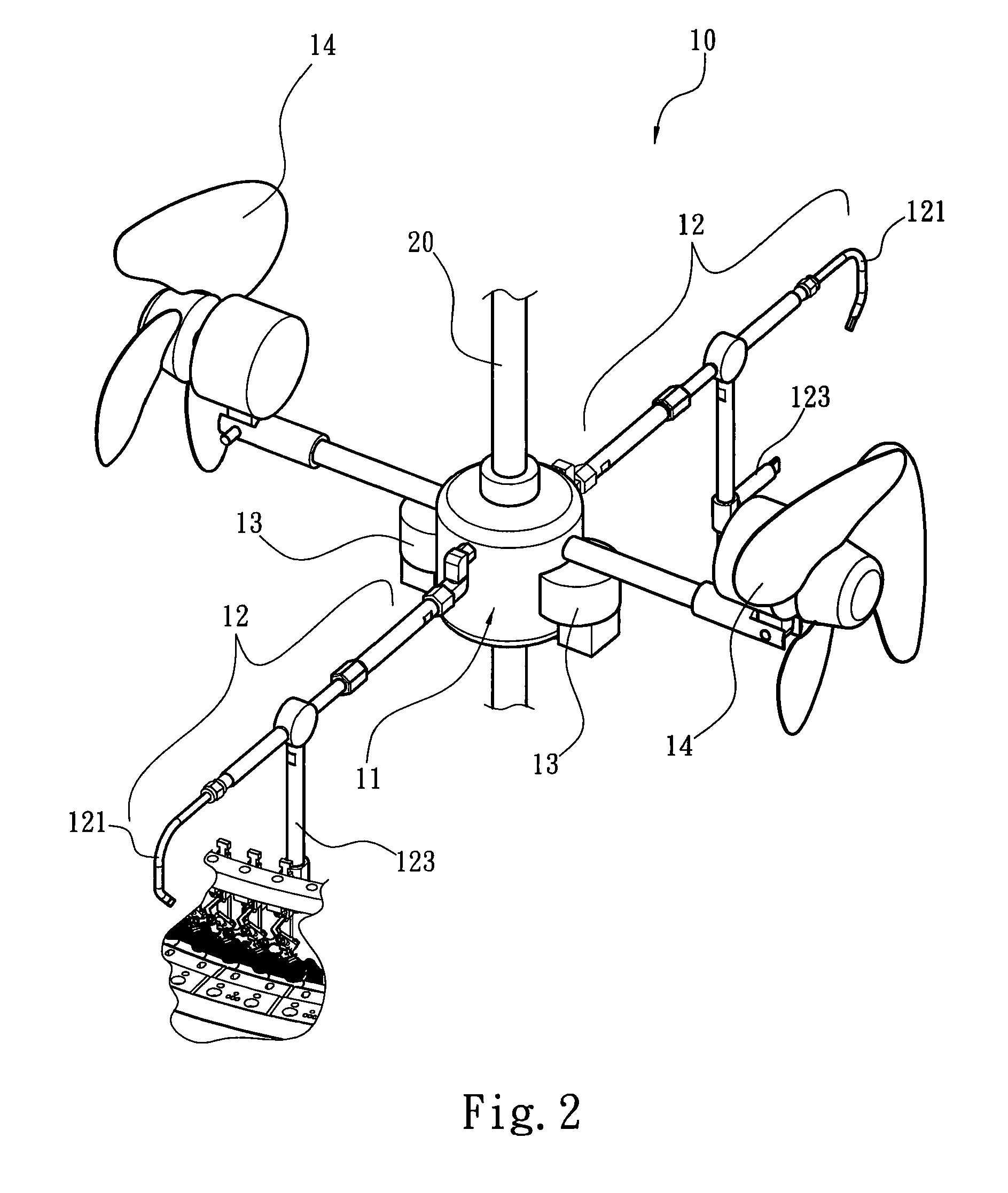 Yarn feeding plate double-sided floss blowing apparatus for circular knitting machines