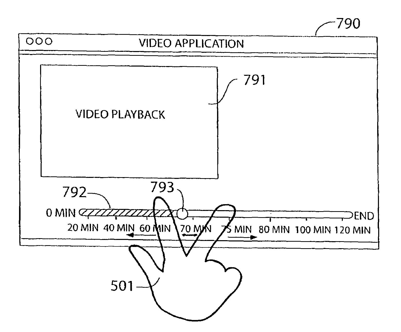 Gestures for controlling, manipulating, and editing of media files using touch sensitive devices