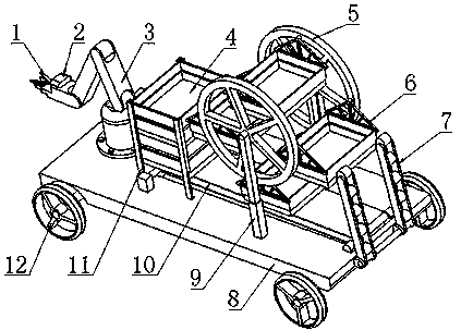 Lossless intelligent graded harvester of fence wall type fresh edible grapes and control method of lossless intelligent graded harvester