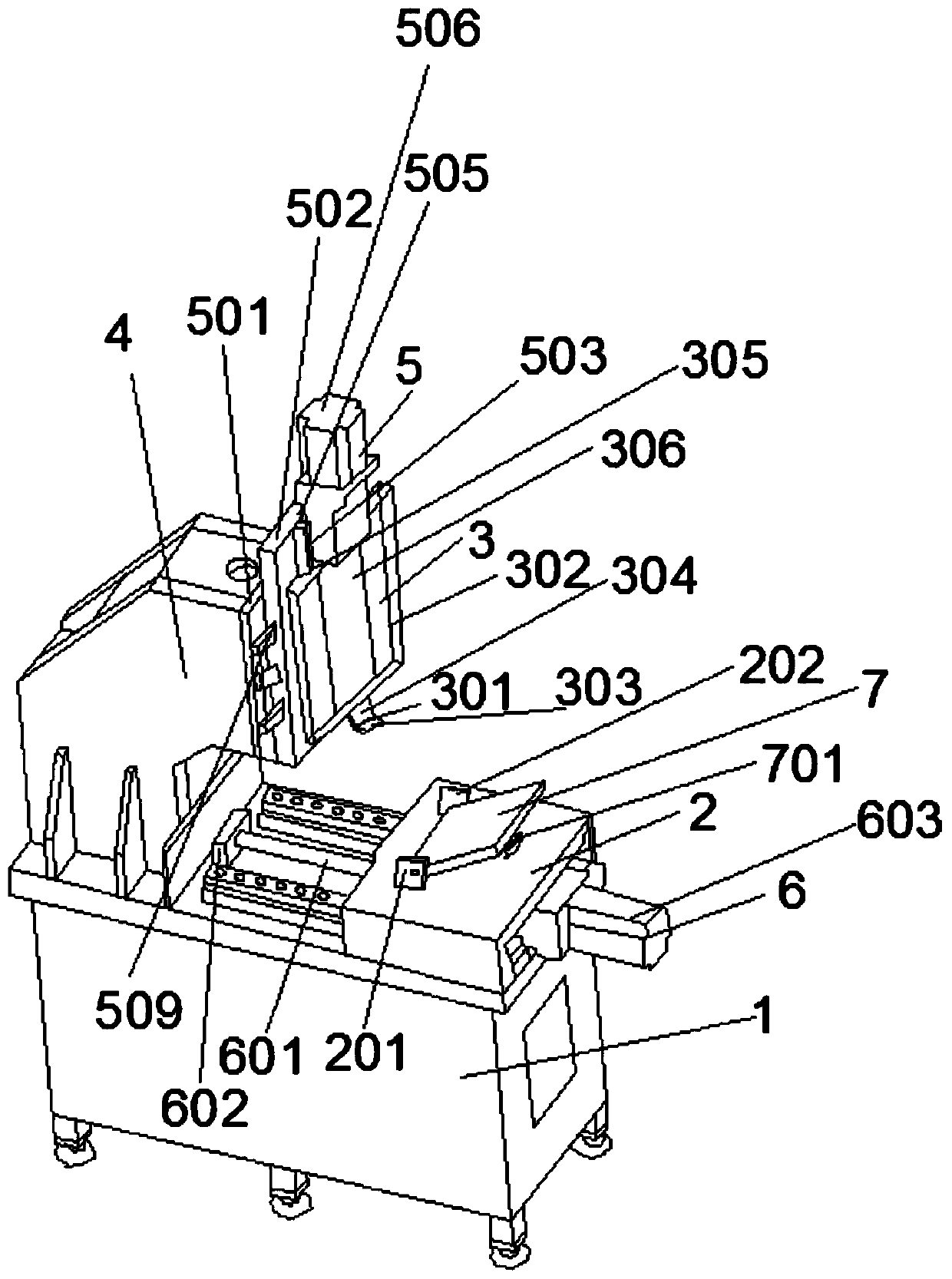 High-precision vertical column relieving machine