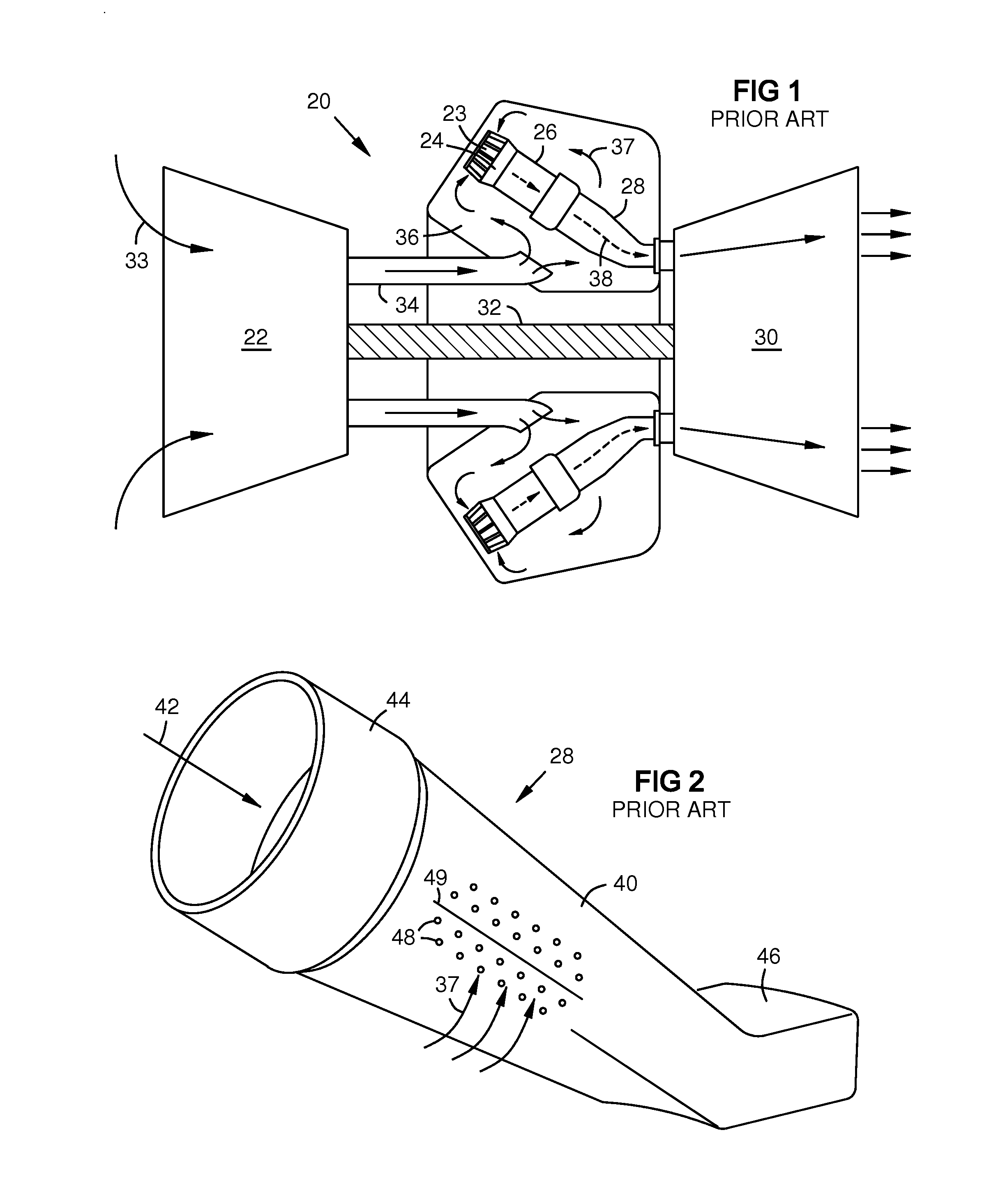 Turbine combustion system cooling scoop