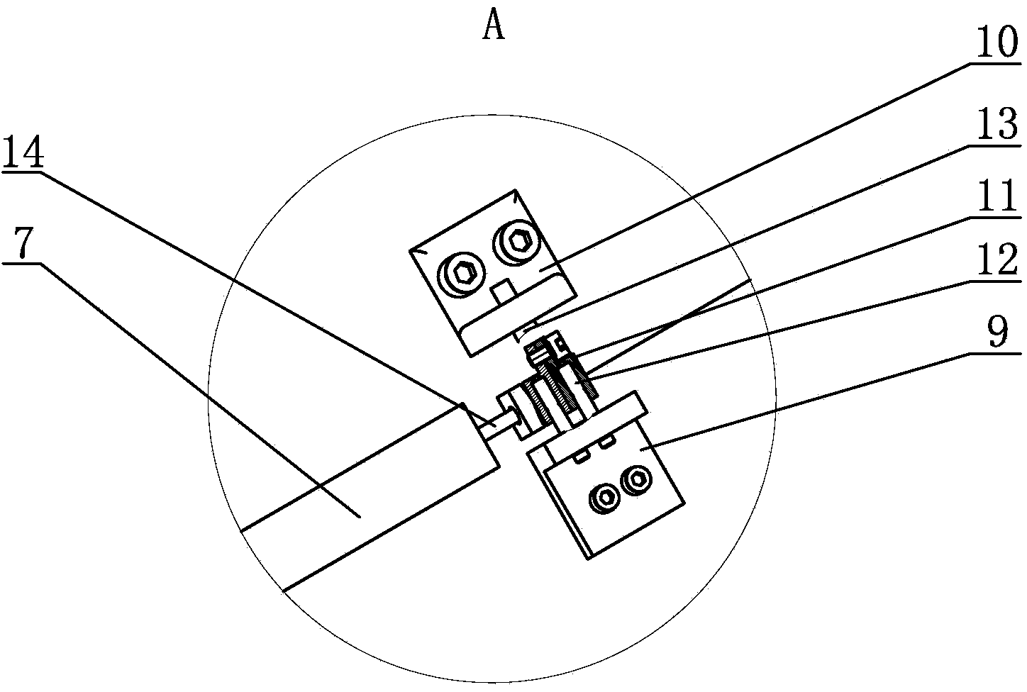 Sunflower type solid antenna capable of being spread