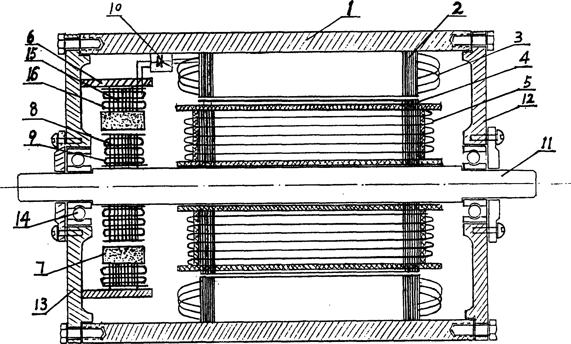 Brushless separately excited AC generator