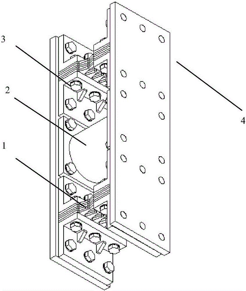 Modular high-performance soft steel lead-core rubber energy dissipater