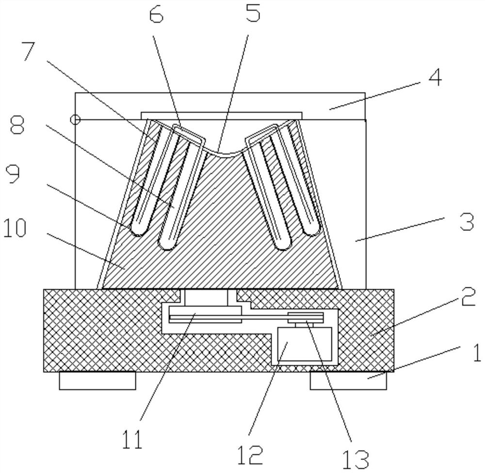 A centrifugal separation device for serum extraction