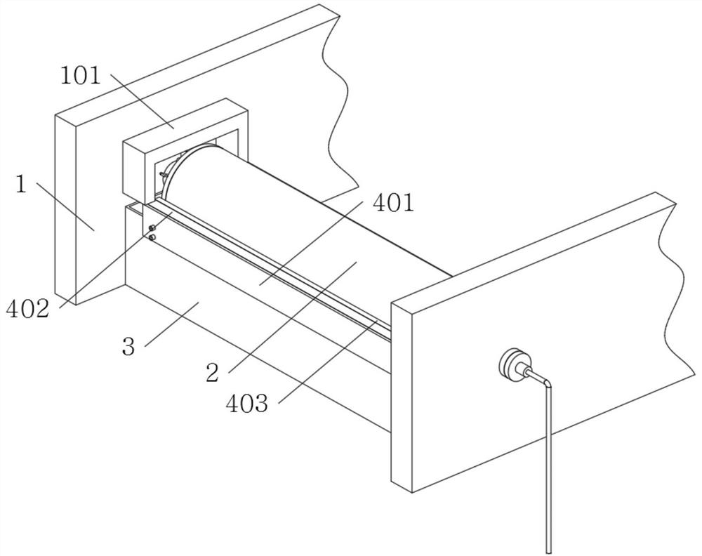 Main cold roller mechanism of biaxially oriented film production line