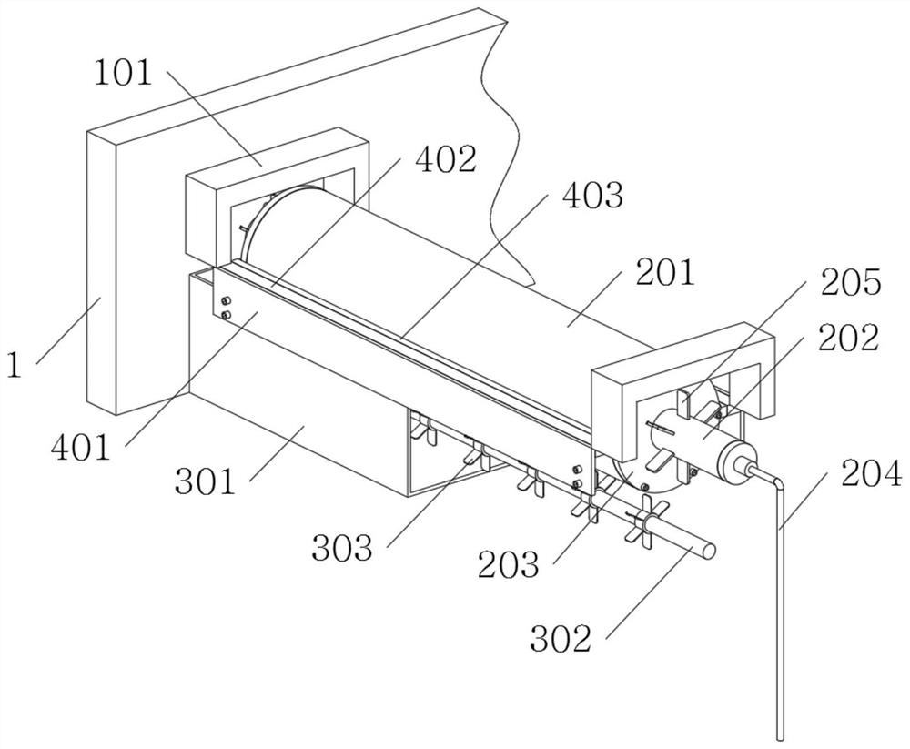 Main cold roller mechanism of biaxially oriented film production line