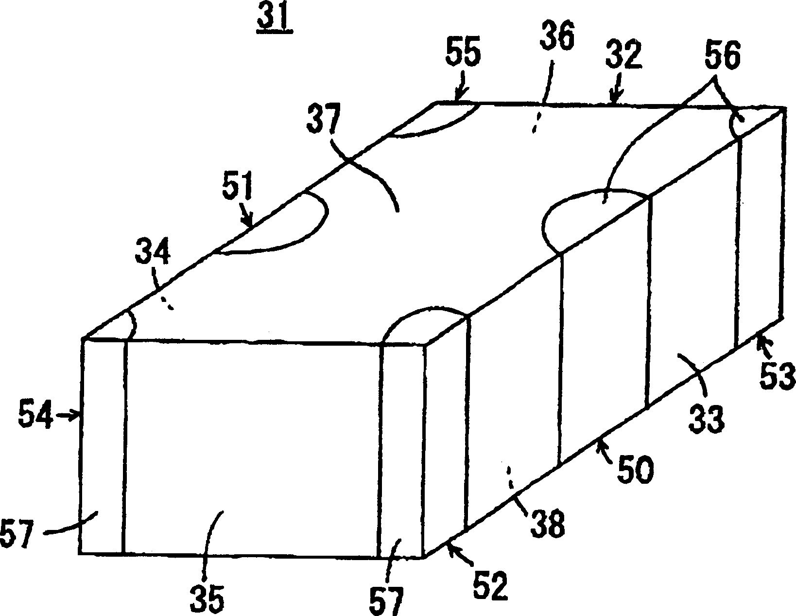 Multi-layer LC composite element and mfg. method thereof