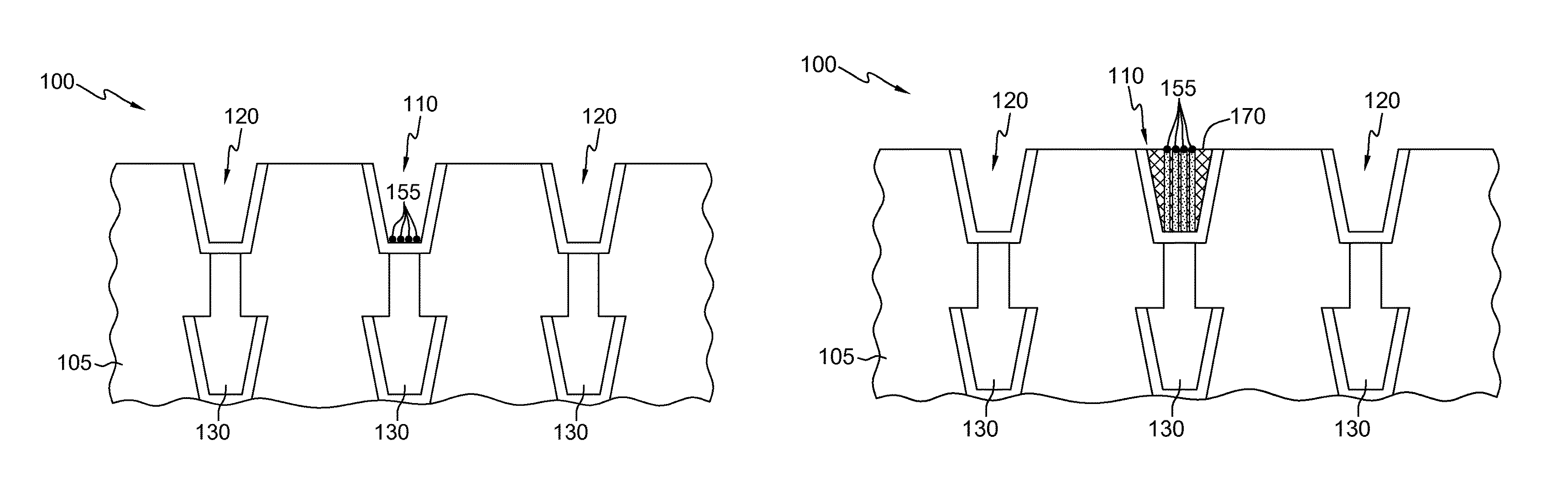 Methods for fabricating programmable devices and related structures