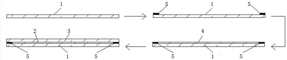 A kind of thin-layer optical glue elastic modulus test method and sample