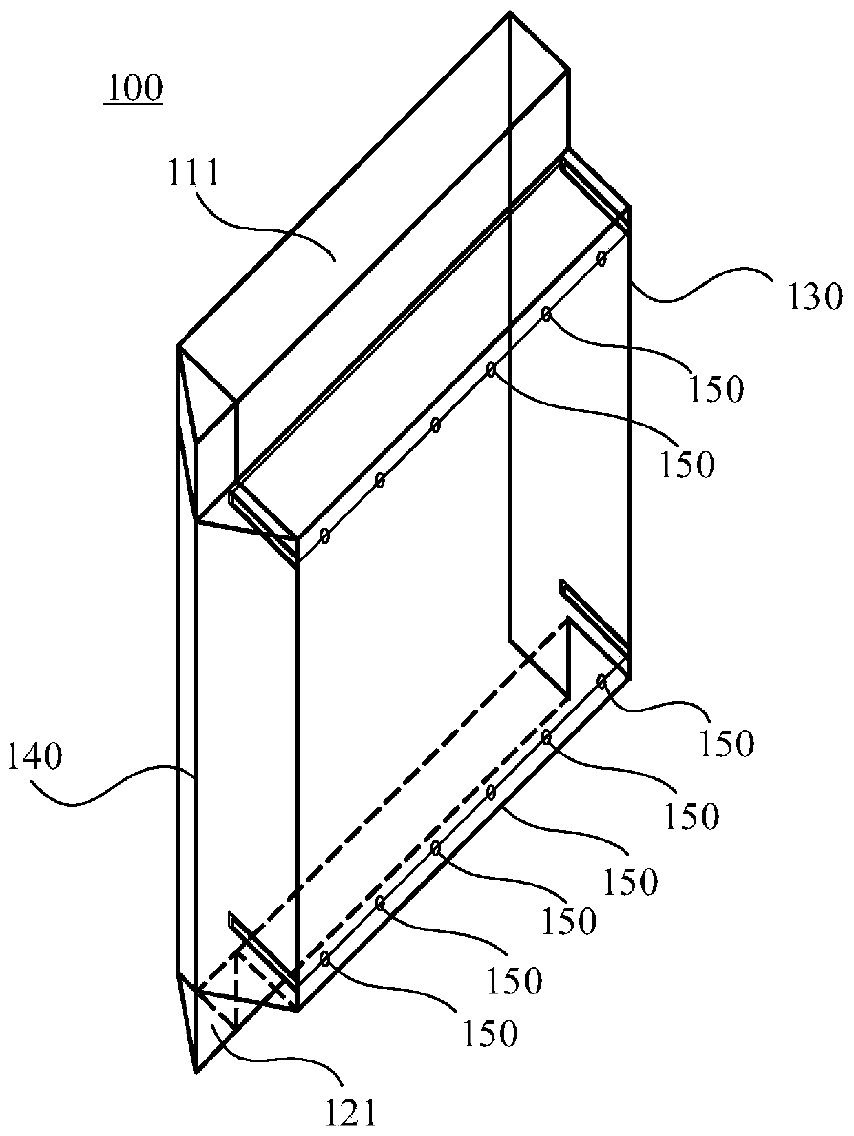 Fabricated cable trench and construction method