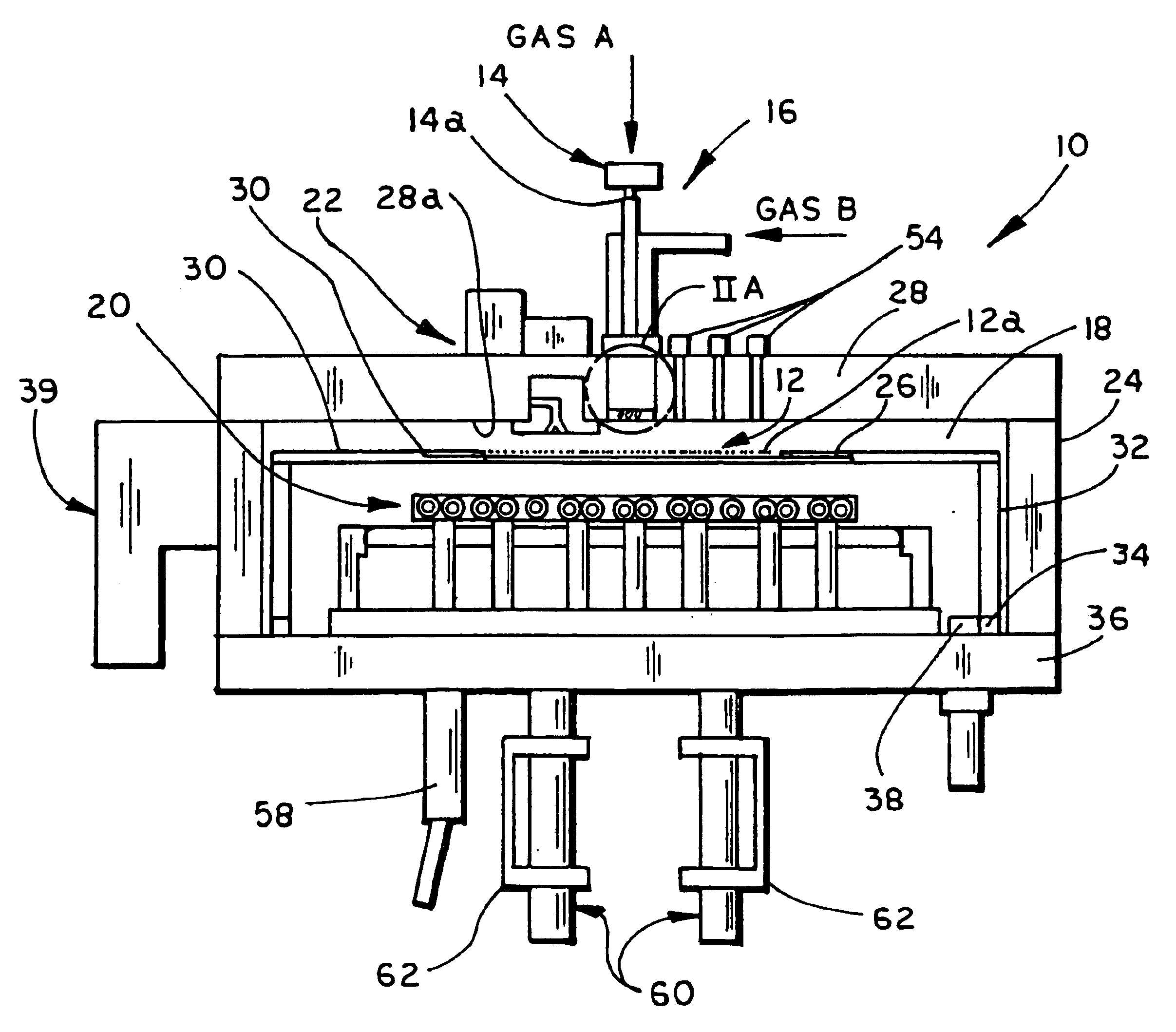 Reactor with remote plasma system and method of processing a semiconductor substrate