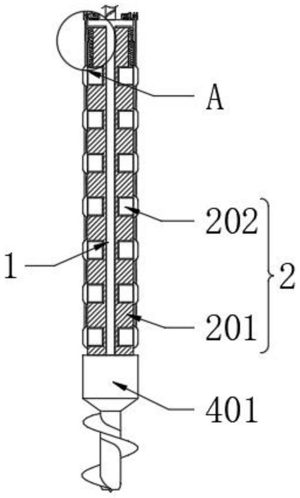 Energy-saving and environment-friendly soil sampling device with geological structure recognition function and sampling method