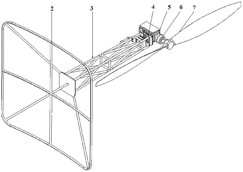 A vector propulsion device, an airship and an installation method of the vector propulsion device