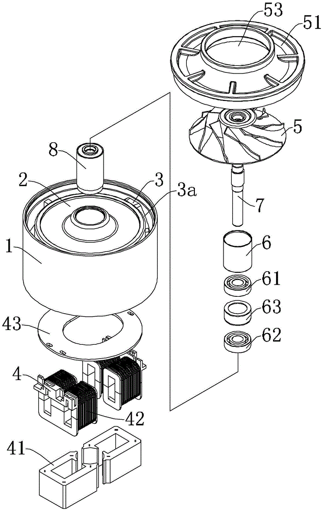 Micro digital air suction motor