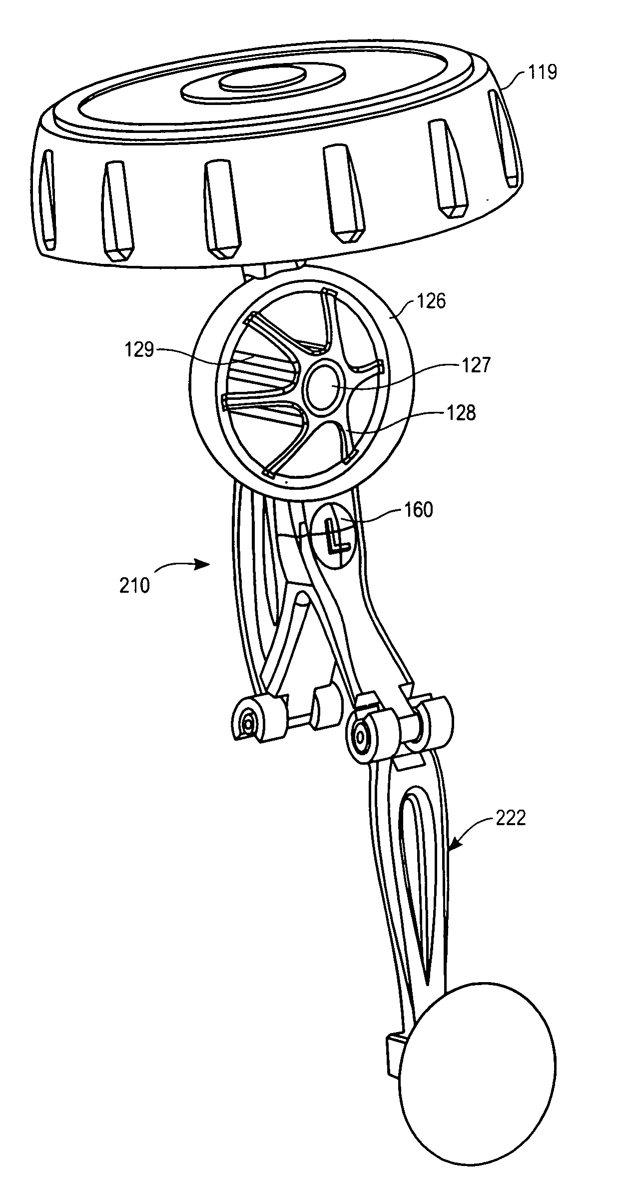 Contract lens holder