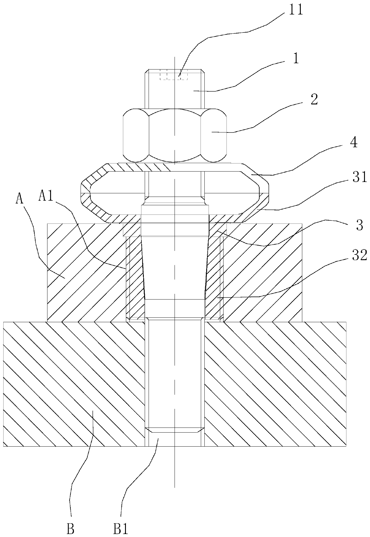 Lock bolt structure