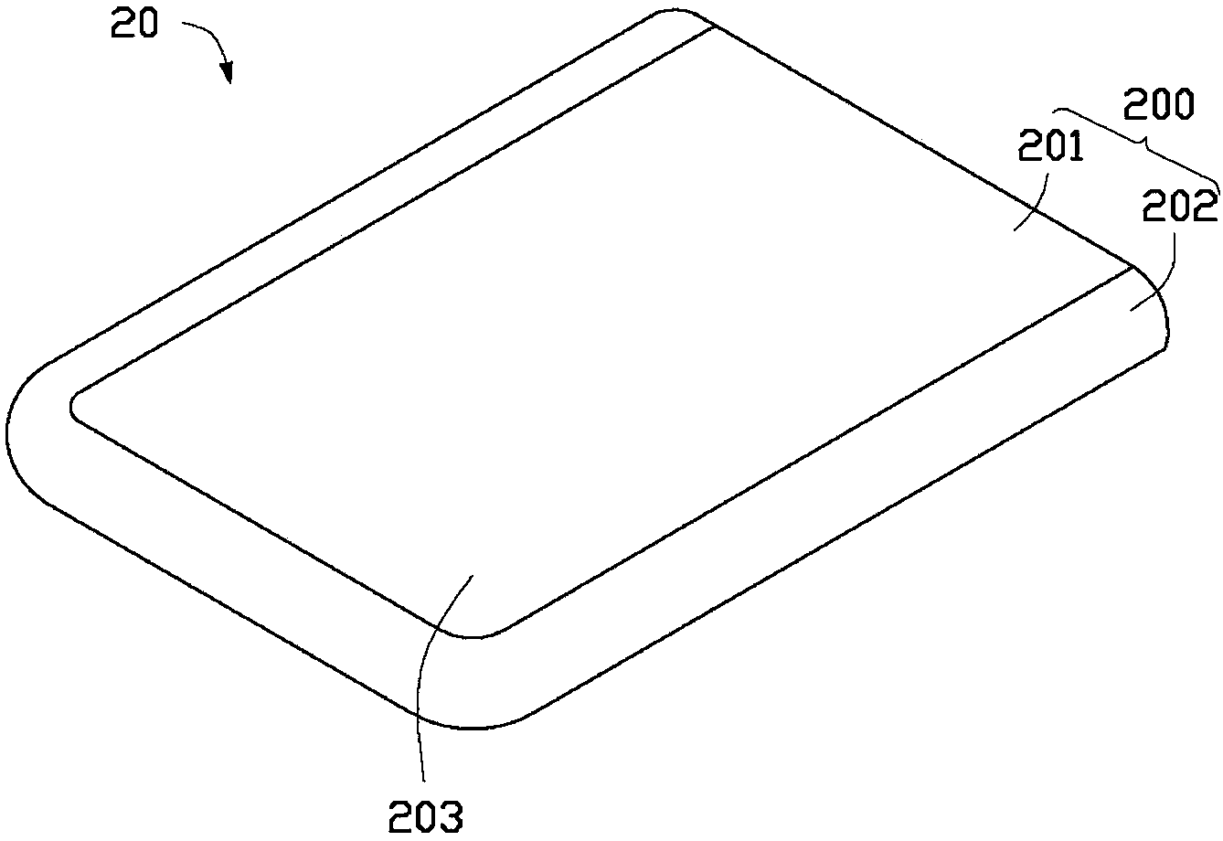 Touch control structure and electronic product provided with the same