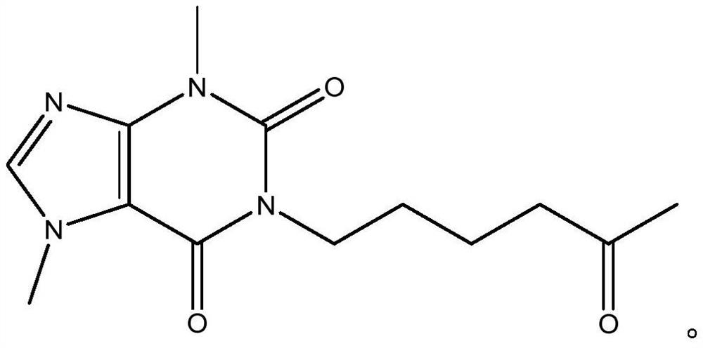 Synthesis method of pentoxifylline