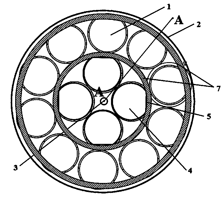 Graphite bearing tray capable of regulating and controlling local temperature field