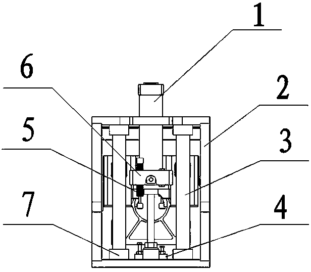 Lifting type gantry laser cutting machine cross beam