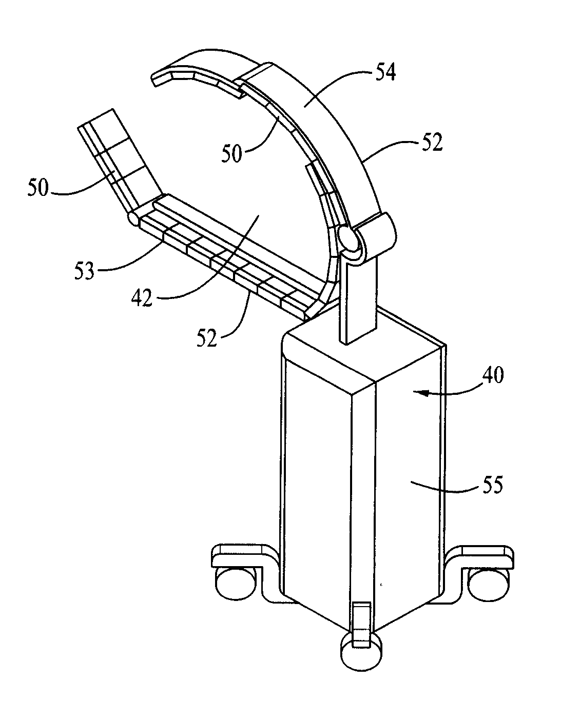 Portable pet scanner for imaging of a portion of the body