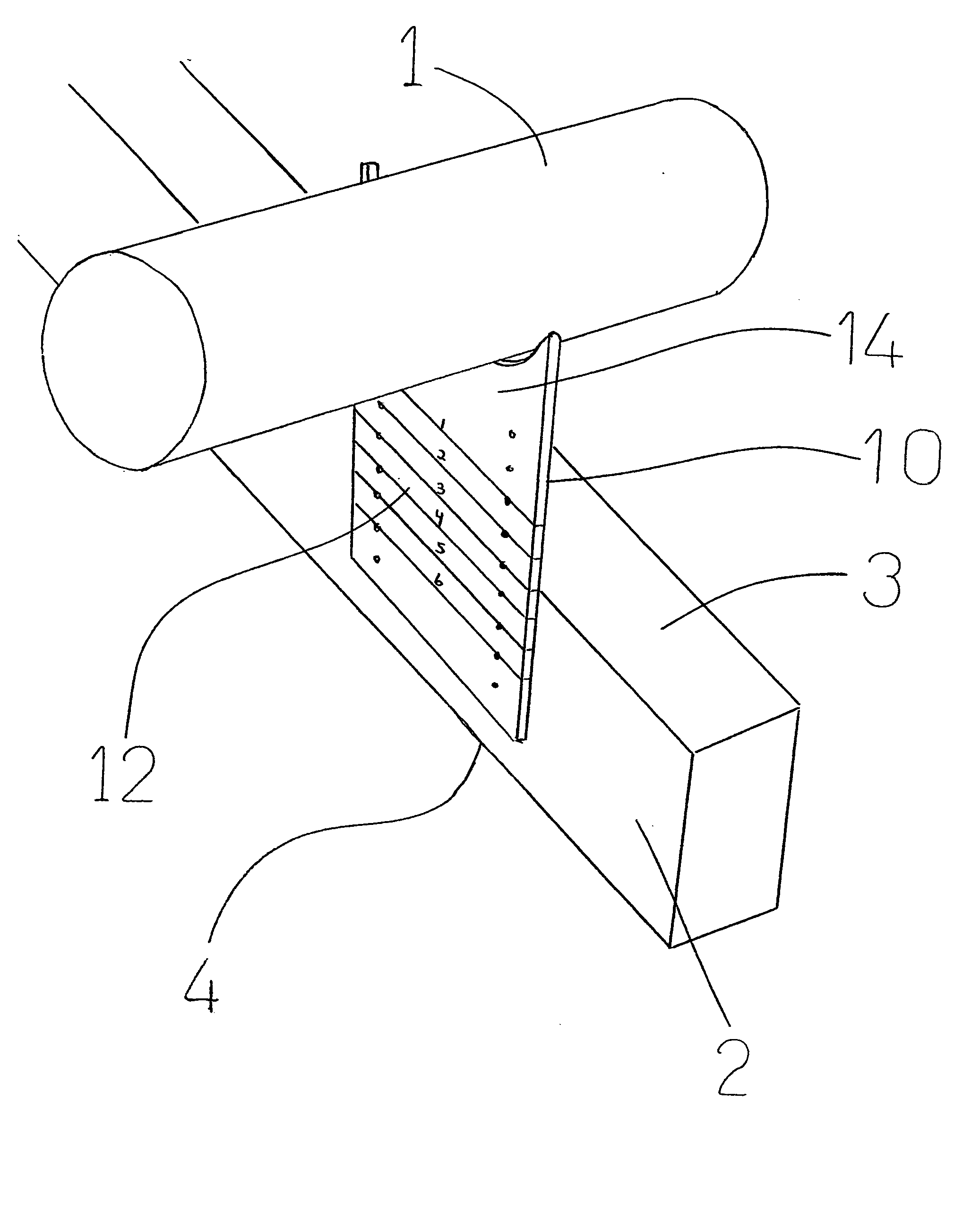 Vent pipe support system and method of installation