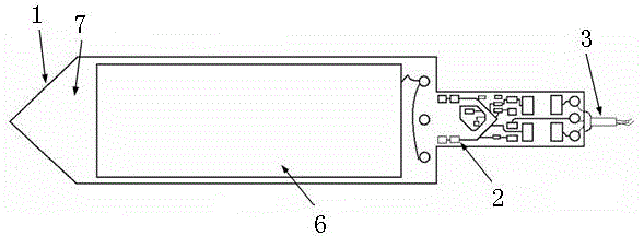 Non-plug-in water content sensor of culture substrate