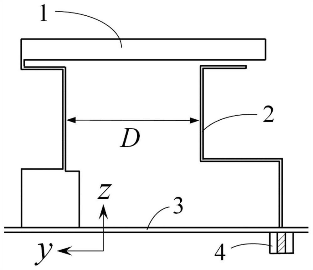 A miniaturized three-band unidirectional radiating antenna