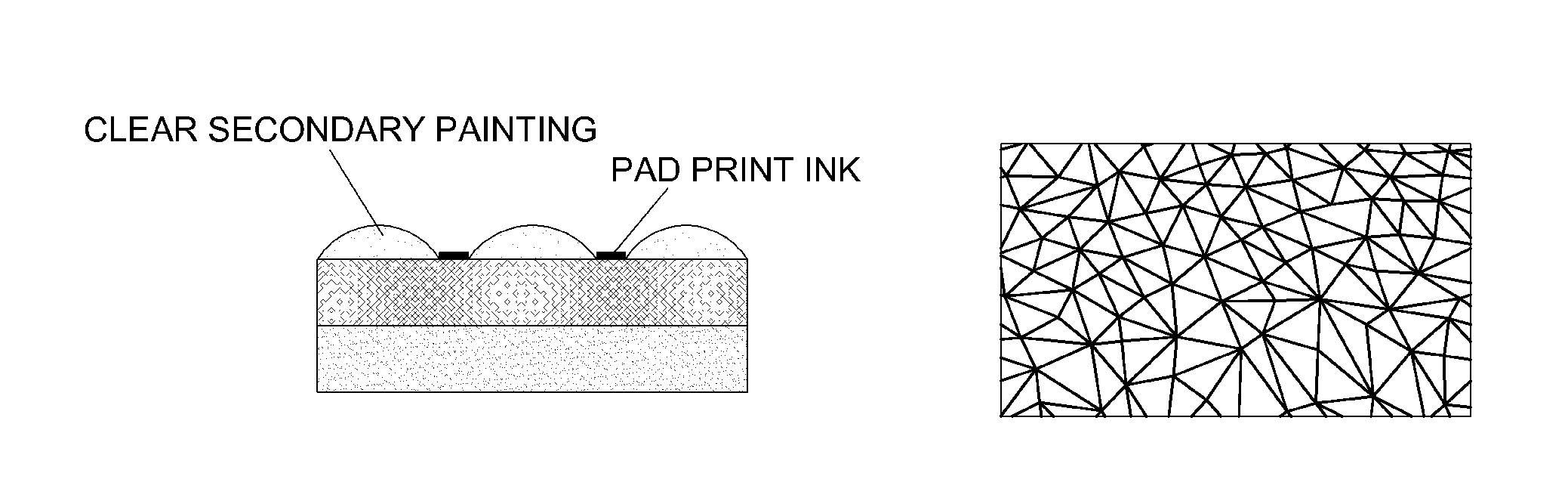 Ink composition and method for forming embossed pattern using the same