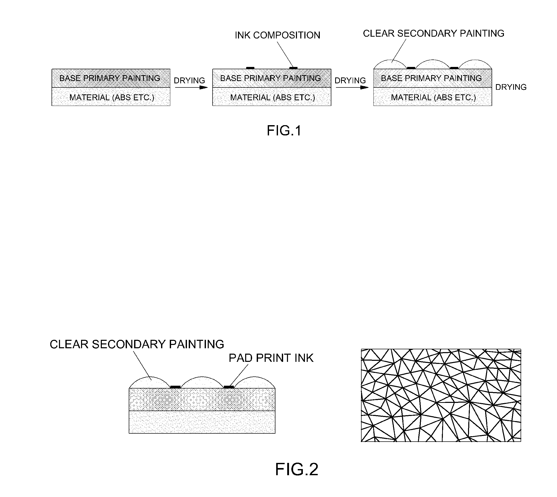 Ink composition and method for forming embossed pattern using the same