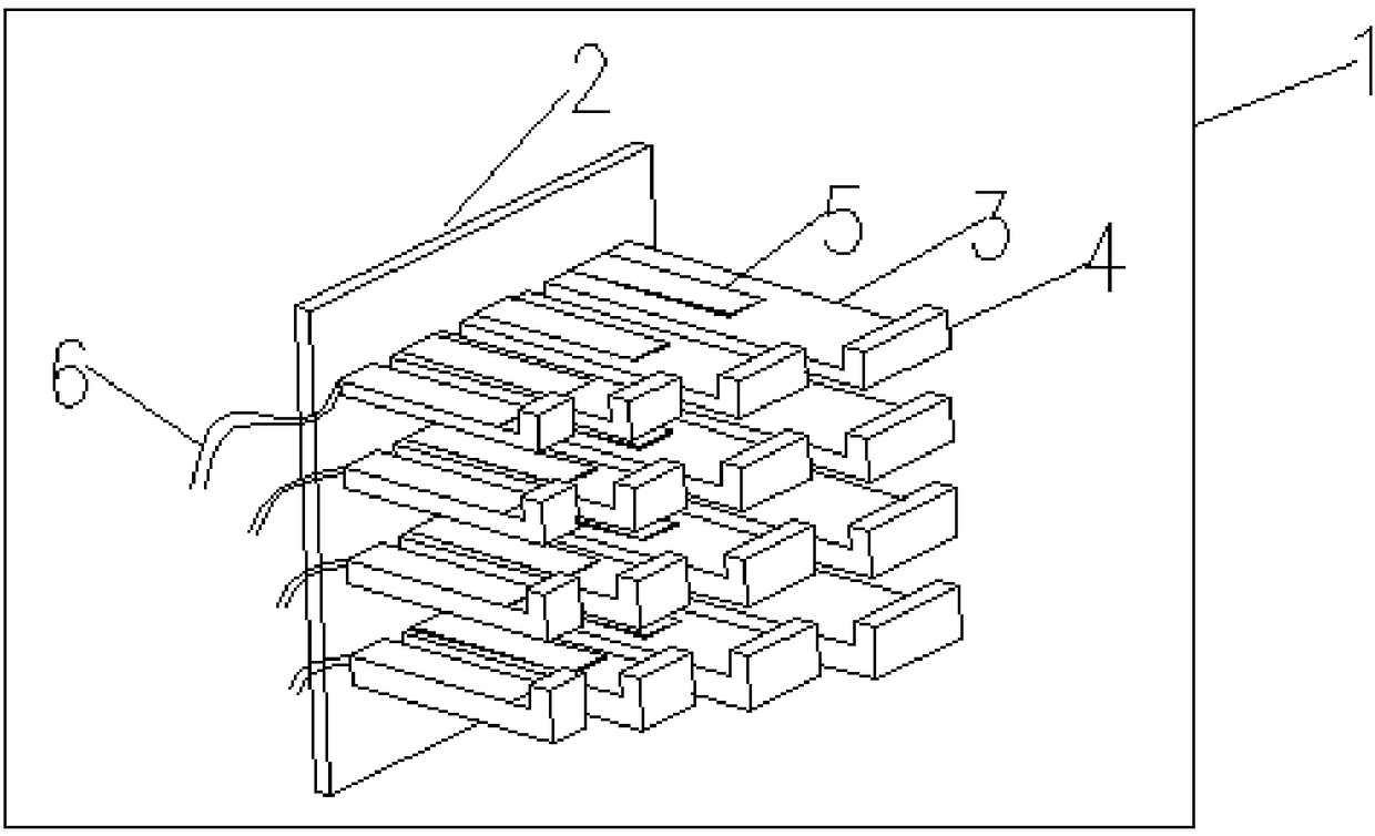 Fault diagnosing and health monitoring device on basis of piezoelectric vibration energy collection