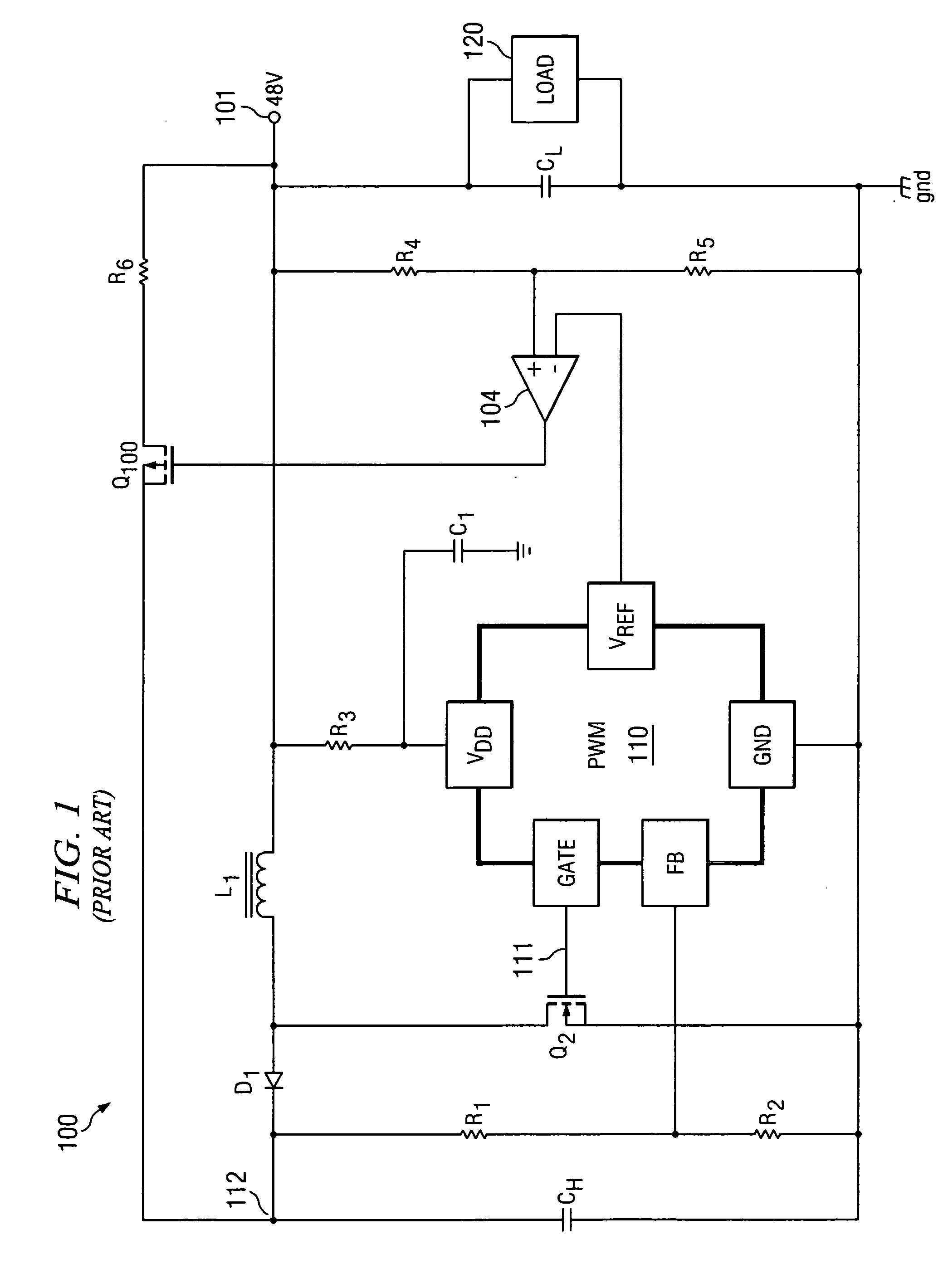 Holdover circuit for a power converter using a bi-directional switching regulator